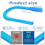 Dryer Vent Cleaner Universal Vacuum Hose Attachment Fits All Vacuums Cleaner