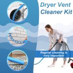 Dryer Vent Cleaner Universal Vacuum Hose Attachment Fits All Vacuums Cleaner