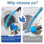 Dryer Vent Cleaner Universal Vacuum Hose Attachment Fits All Vacuums Cleaner