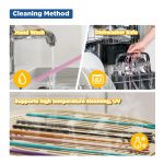 Silicone Straw Cleaner Brush, 2Pcs Reusable Straw Brush Extra Long for Cleaning Tumbler