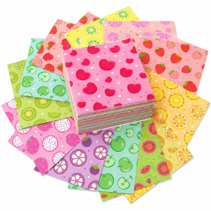 50 Sheets 5.9x5.9 Inches Double-Sided Colored Folding Paper