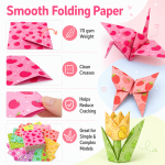 50 Sheets 5.9x5.9 Inches Double-Sided Colored Folding Paper